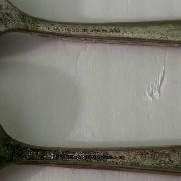 Charlie McCarthy Spoons Silver Plated Set 2 Dutchess Collectible Vintage - Picture 4 of 4